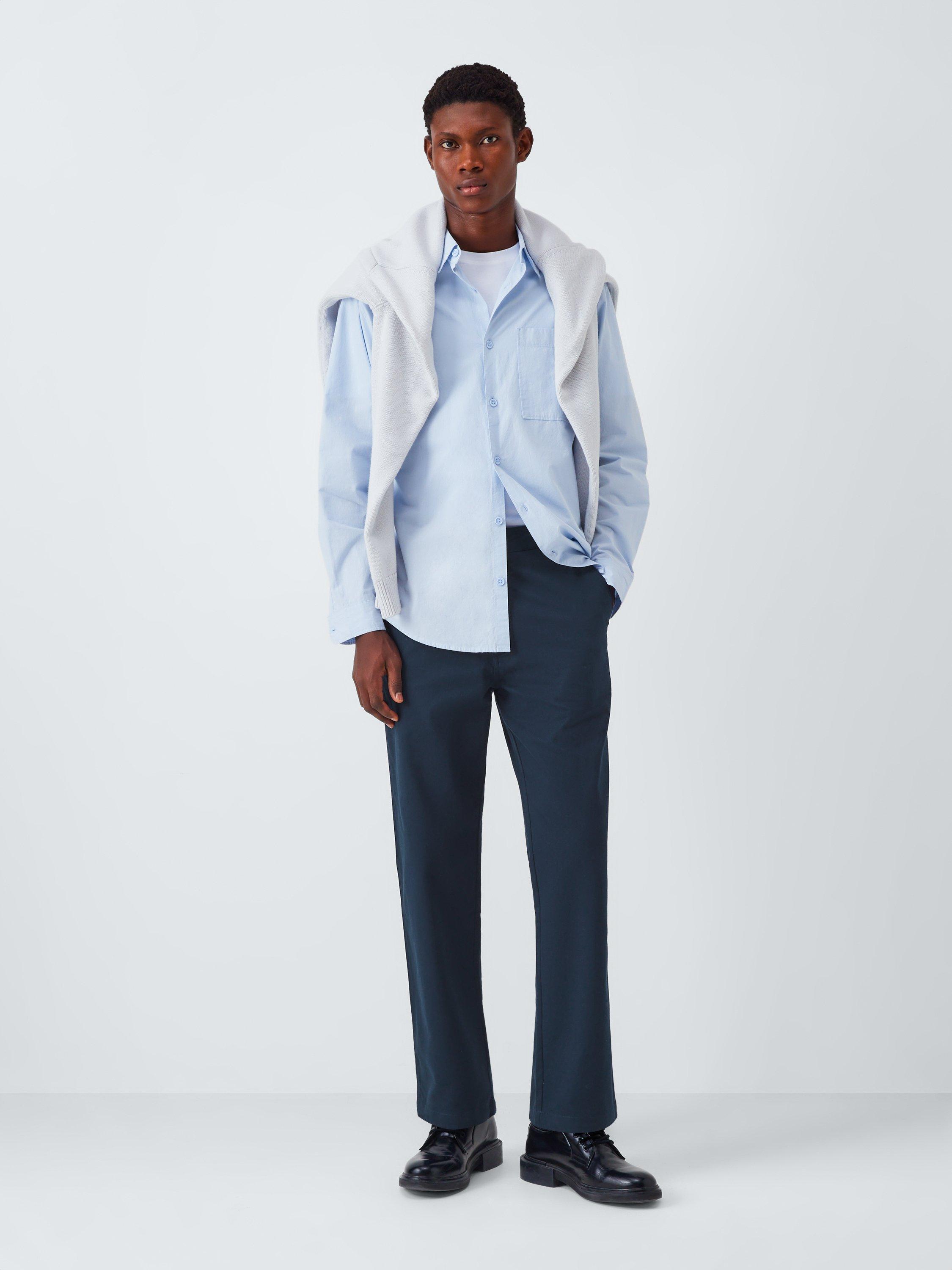 Product image 3 of 6, which shows Kin Chino Trousers, Dark Sapphire, 30R