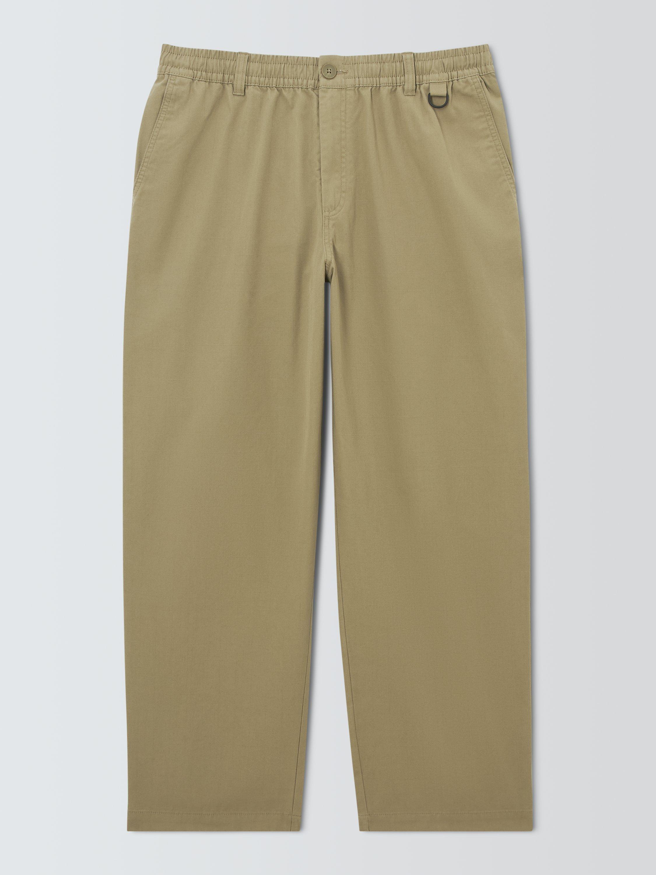 Product image 4 of 6, which shows Kin Straight Ripstop Cotton Trousers, Dried Herb, S