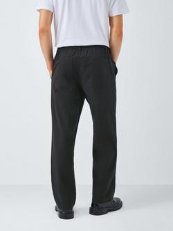 Kin Straight Ripstop Cotton Trousers - view 2, Black