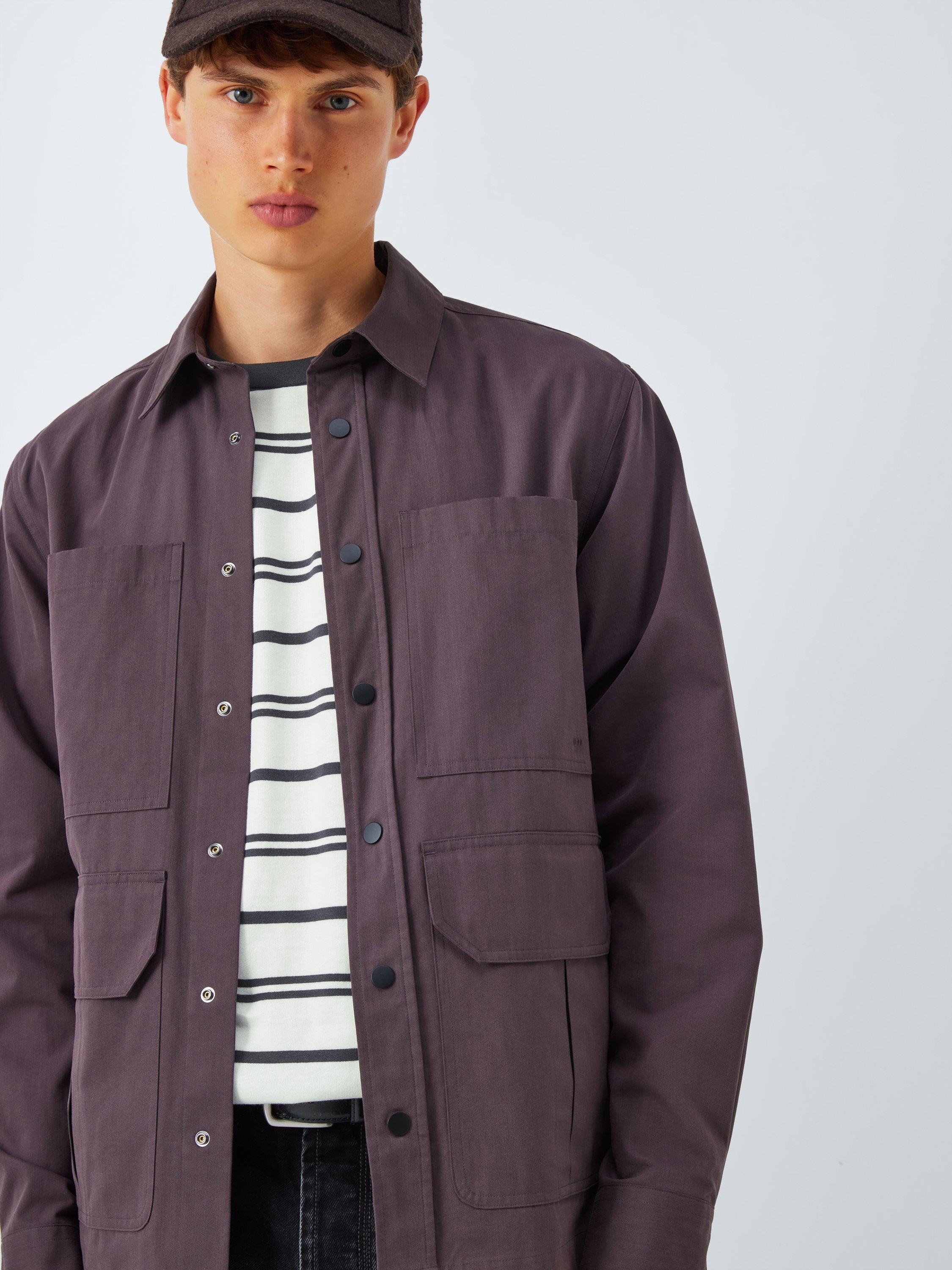 Product image 6 of 6, which shows Kin Crew Neck Stripe Cotton T-Shirt, Cloud Dancer, S