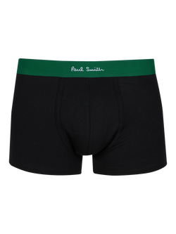 Paul Smith Bright Band Cotton Blend Trunks, Pack of 3 - view 2, Black