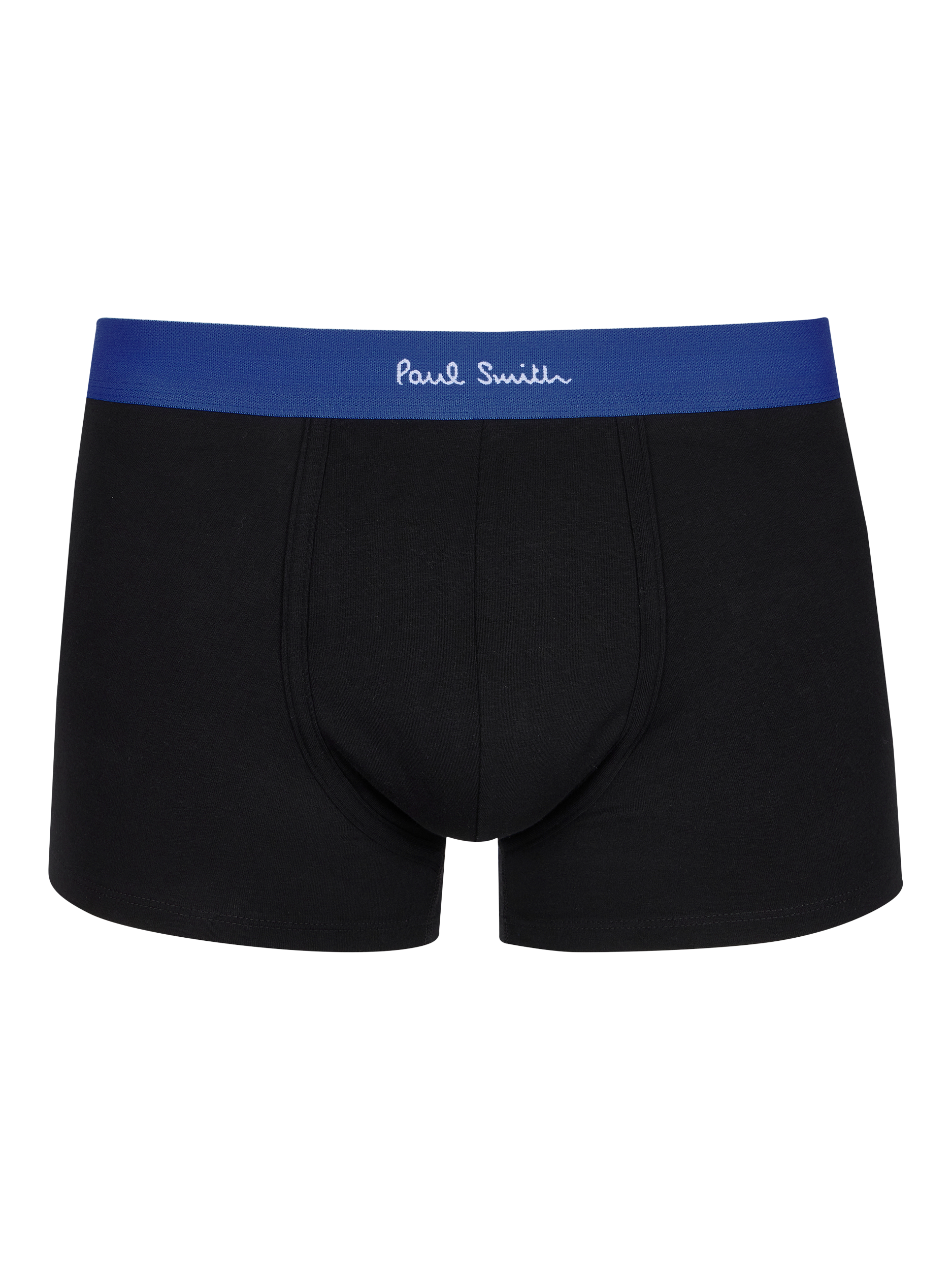Product image 4 of 7, which shows Paul Smith Bright Band Cotton Blend Trunks, Pack of 3, Black, S