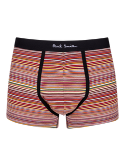 Paul Smith Patterned Cotton Blend Trunks, Pack of 3 - view 2, Teal