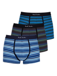 Paul Smith Stripe Cotton Blend Trunks, Pack of 3