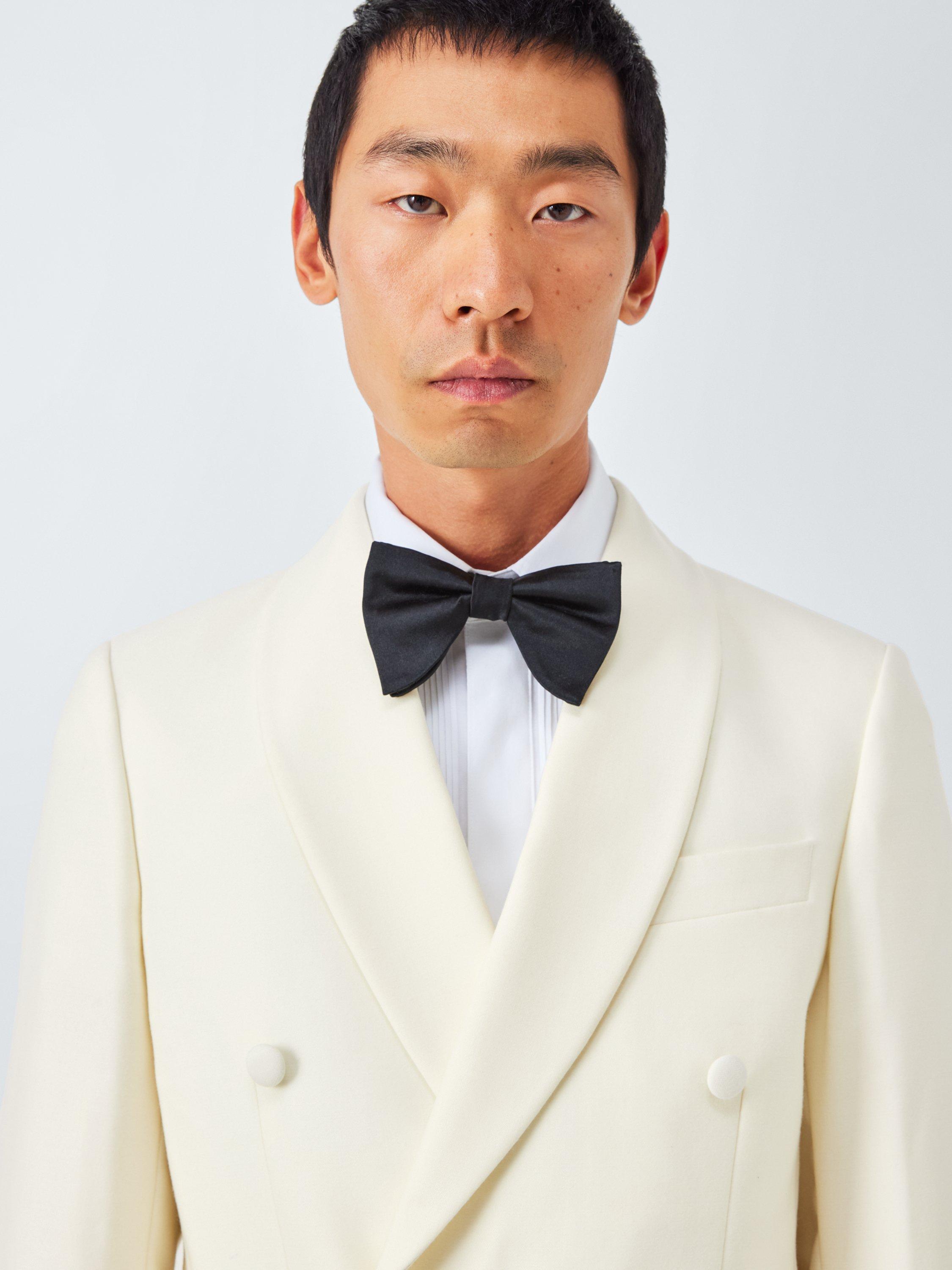 Product image 6 of 7, which shows John Lewis Double Breasted Wool Blend Dinner Jacket, White, 40R