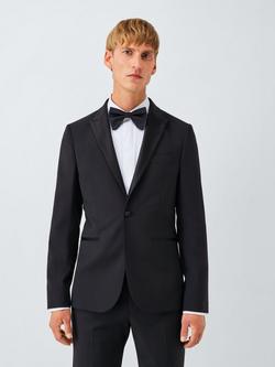 John Lewis Slim Fit Wool Blend Dinner Jacket, Black, Black
