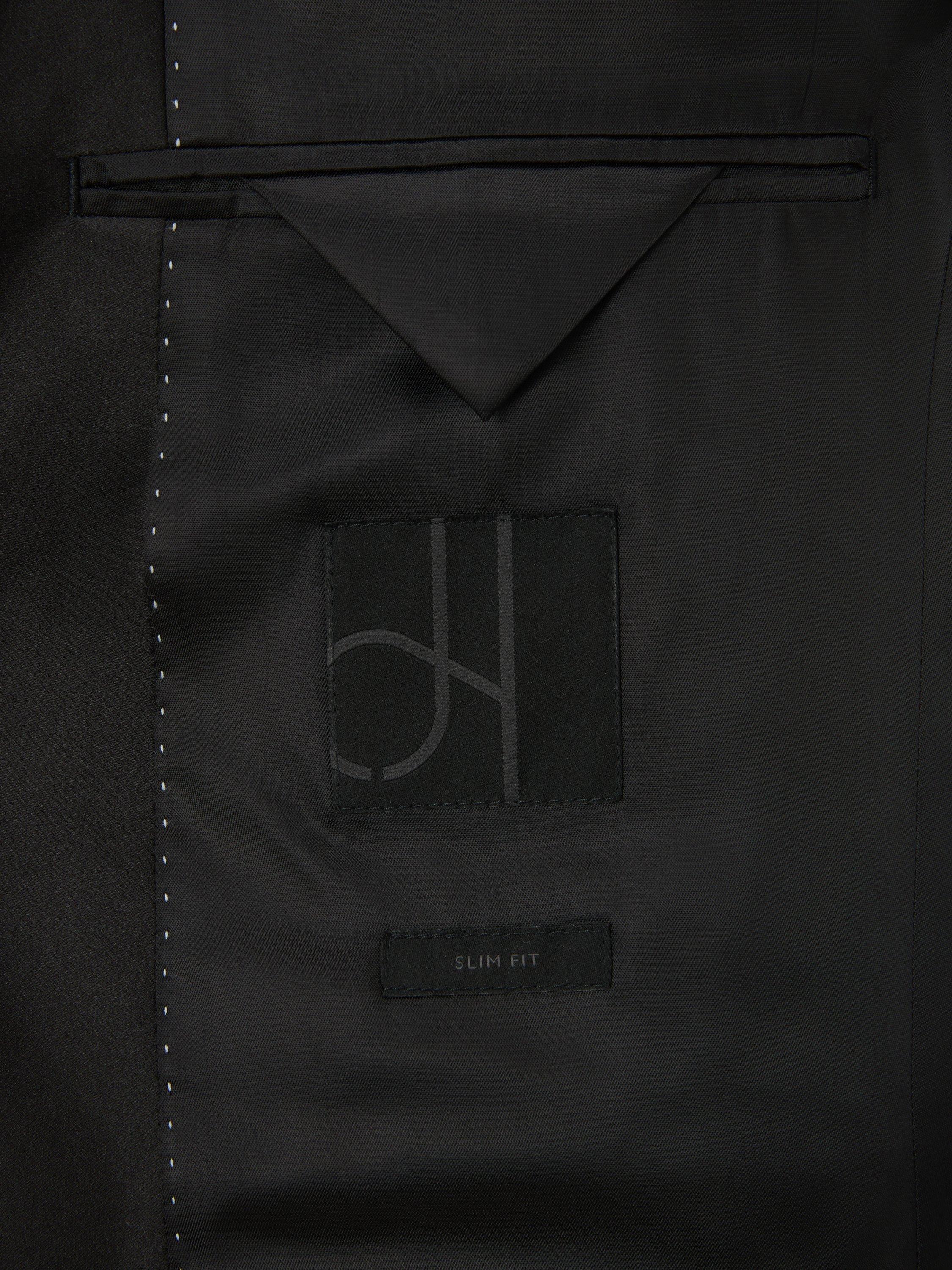 Product image 7 of 7, which shows John Lewis Slim Fit Wool Blend Dinner Jacket, Black, 38R