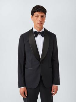 John Lewis Slim Fit Wool Blend Shawl Collar Dinner Jacket, Navy, Navy