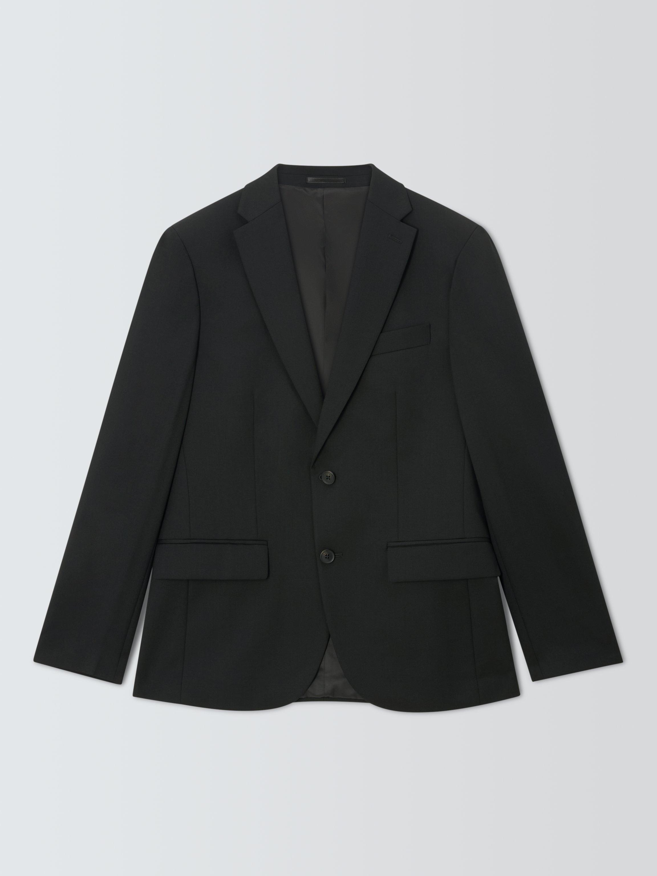 Product image 4 of 7, which shows John Lewis Washable Regular Fit Notch Lapel Suit Jacket, Black, 36R