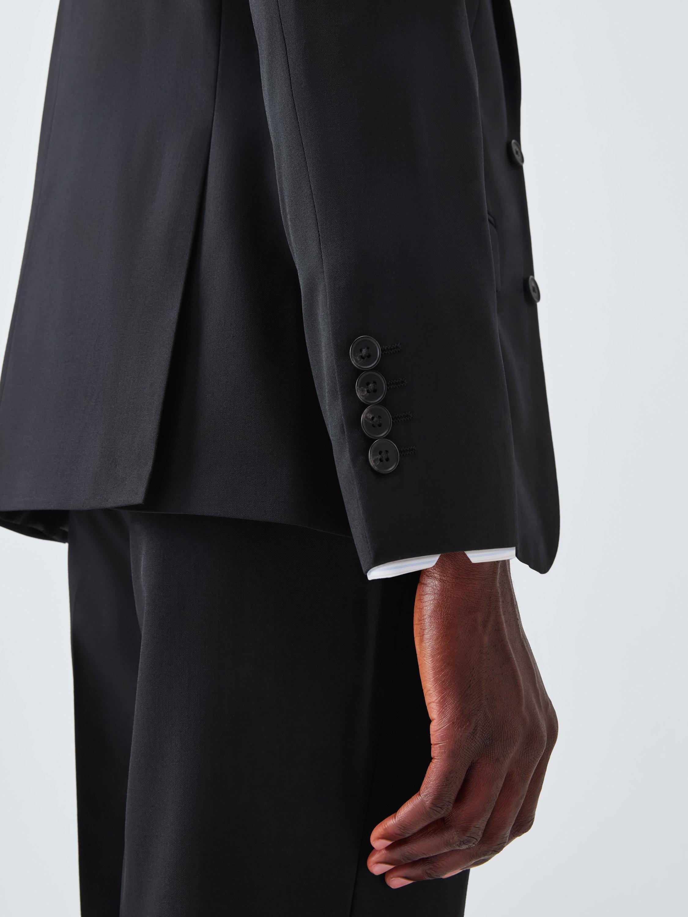 Product image 7 of 7, which shows John Lewis Washable Regular Fit Notch Lapel Suit Jacket, Black, 36R