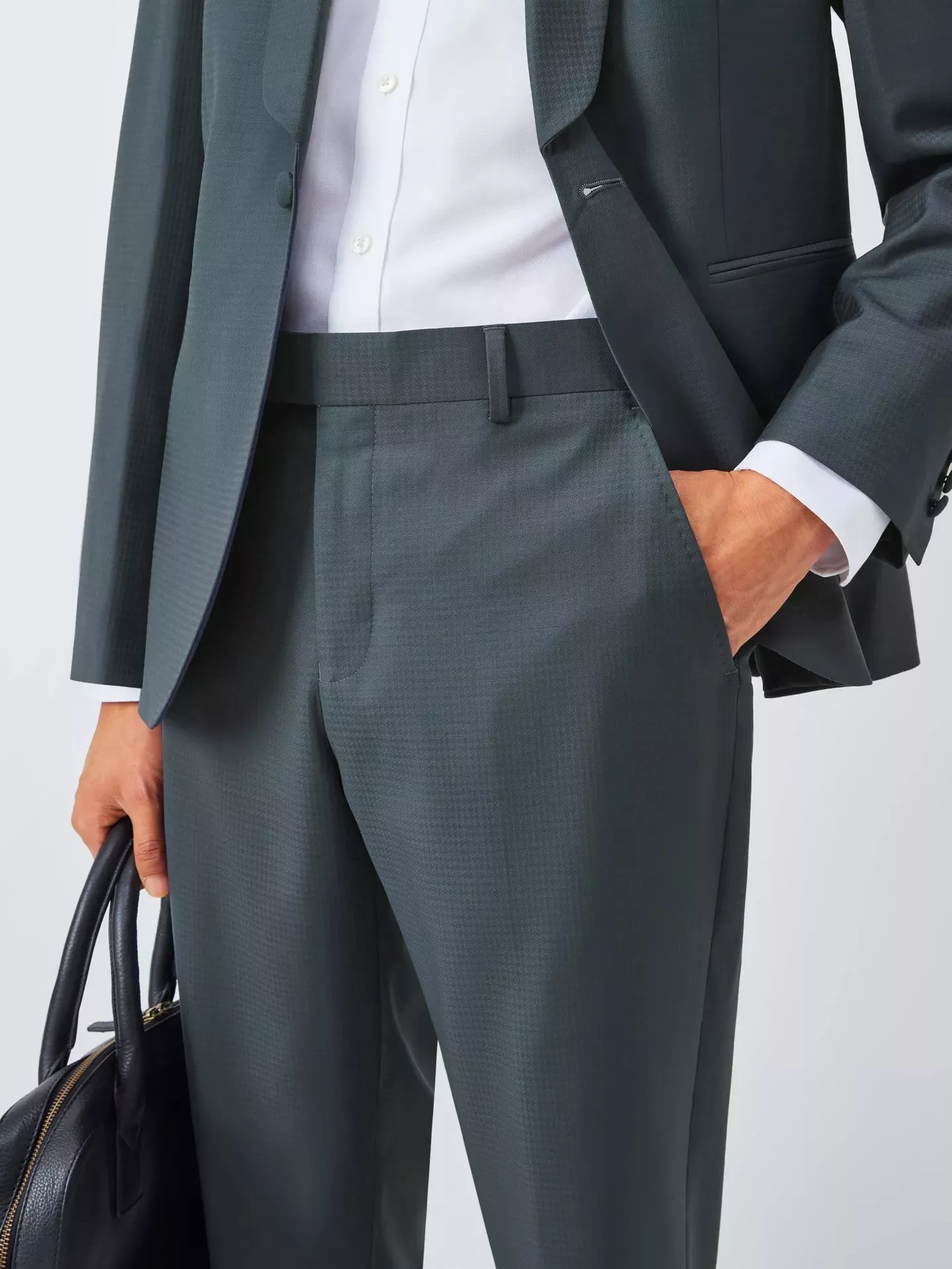 Man wearing trousers