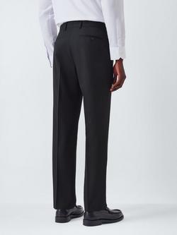 John Lewis Washable Wool Blend Regular Fit Suit Trousers - view 2, Black