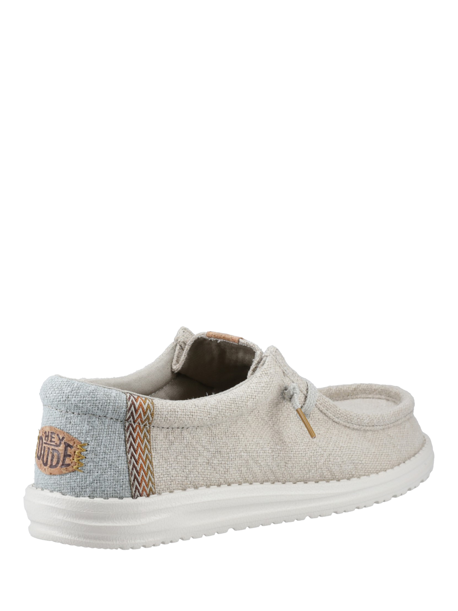 Product image 3 of 4, which shows Hey Dude Wally Jute Shoes, Grey, 7