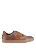 Hush Puppies Riley Suede Lace Up Trainers, Tan