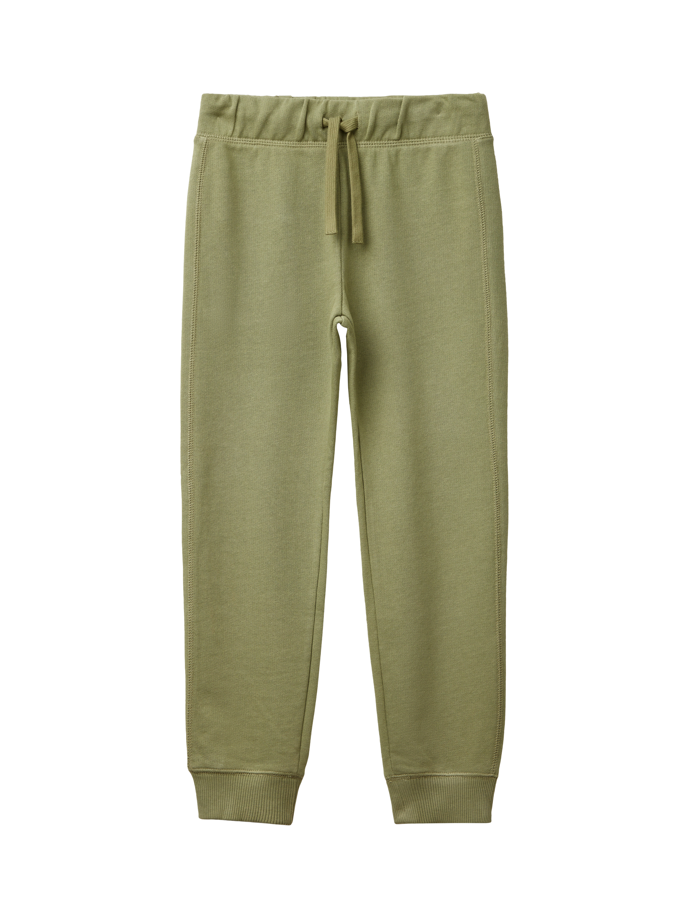 Benetton Kids' Fleece Joggers, Olive Green