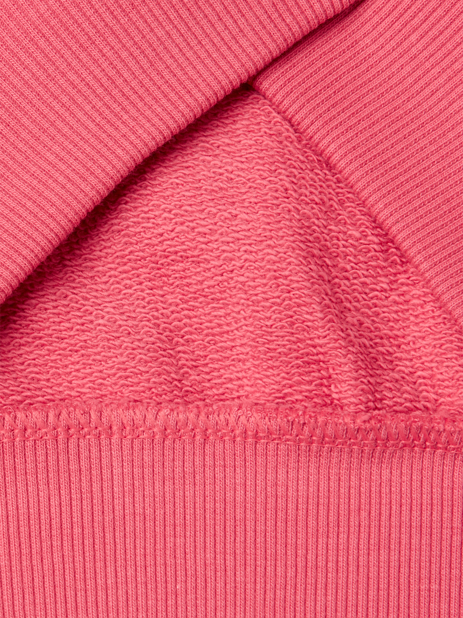 Product image 3 of 3, which shows Benetton Kids' Zip Through Sweatshirt, Cyclamen, 7-8 years