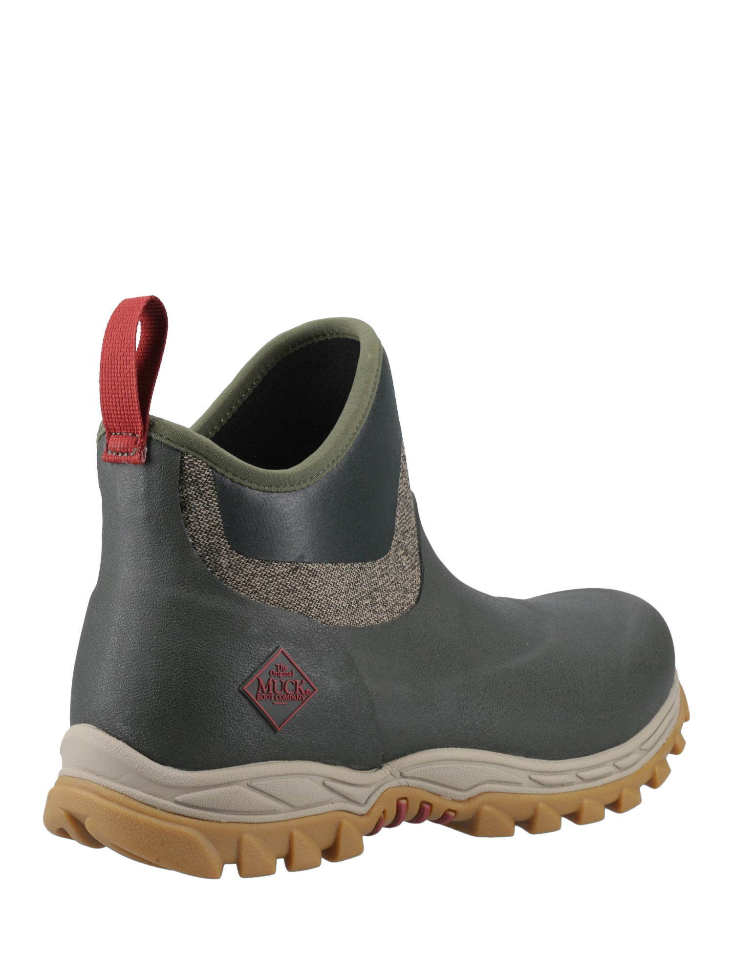 Product image 3 of 4, which shows Muck Arctic Sport II Rubber Ankle Boots, Olive/Multi, 3