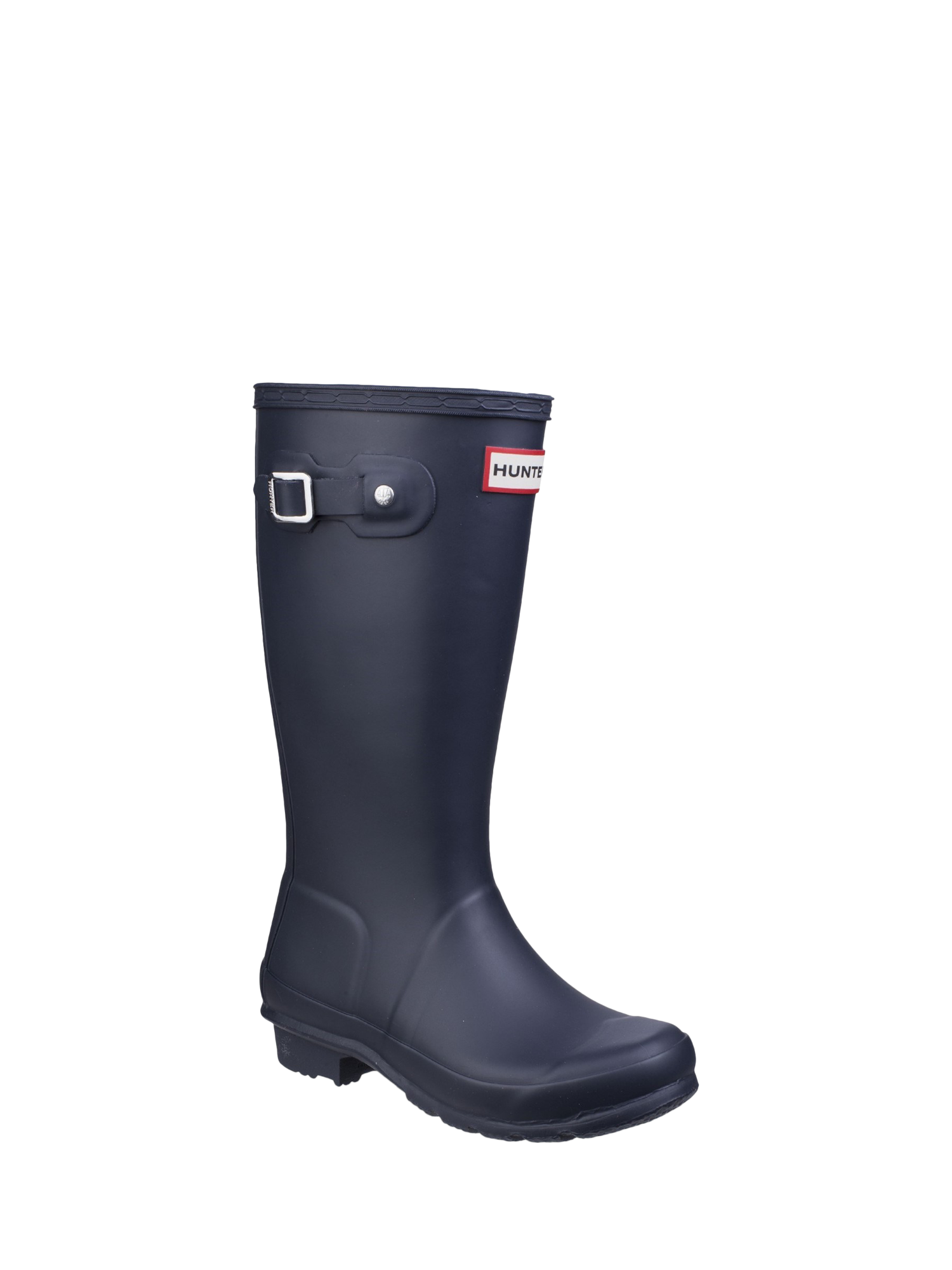 Product image 2 of 4, which shows Hunter Kids' Original Wellington Boots, Navy, 1