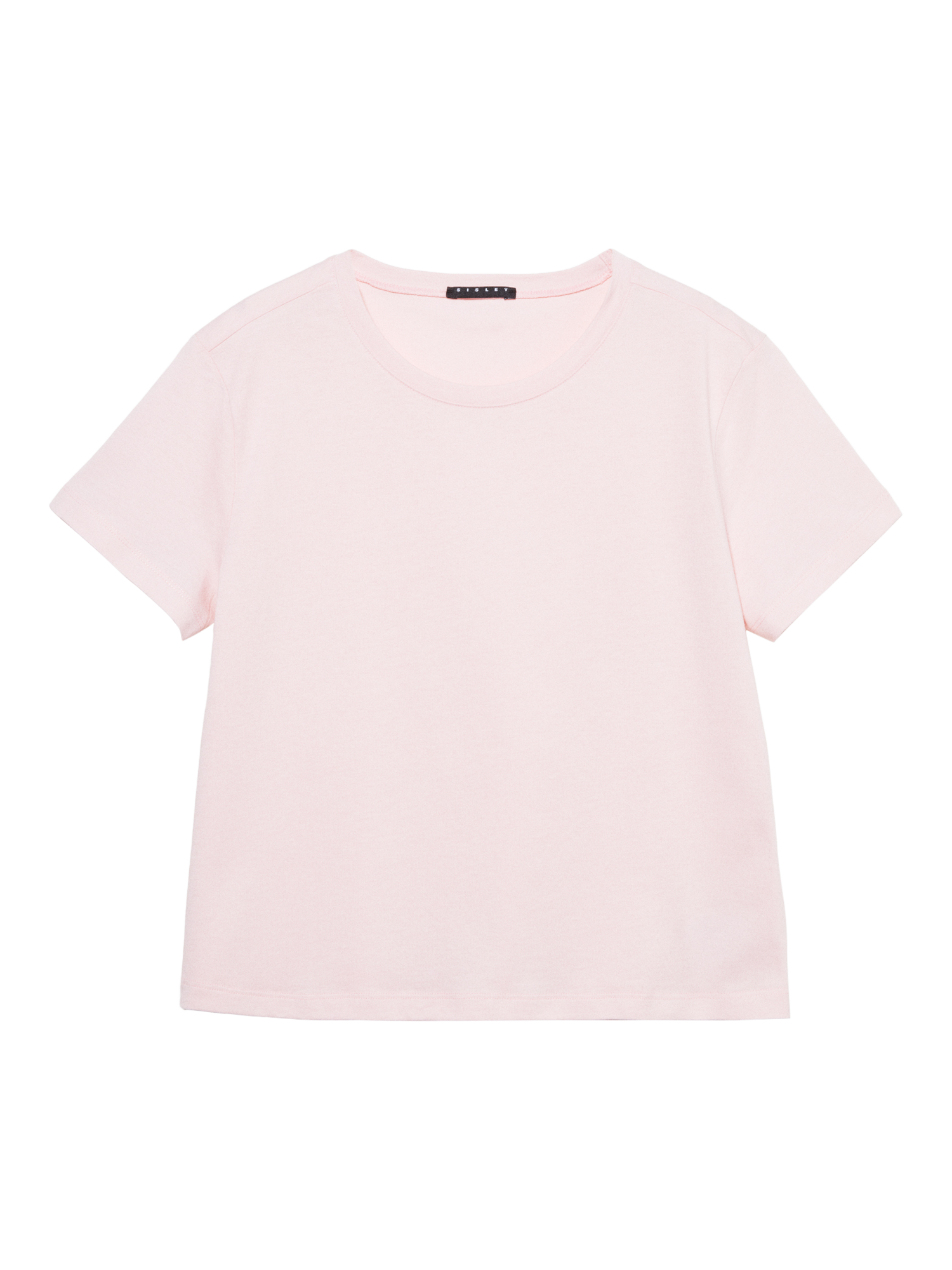 Product image 5 of 5, which shows SISLEY Boxy Fit Pure Organic Cotton T-Shirt, Pink, S