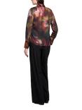 SISLEY Printed Satin Shirt