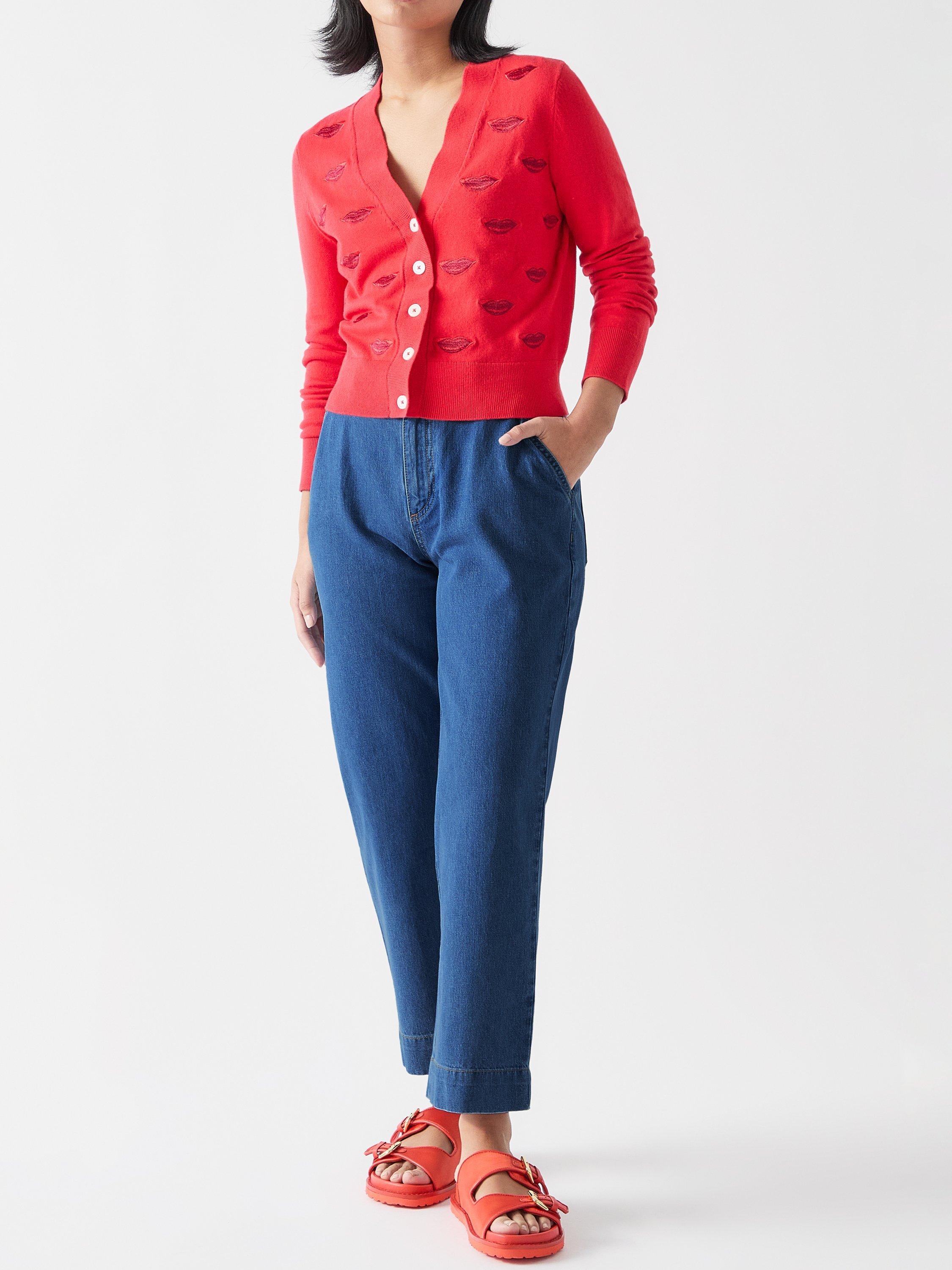 Product image 1 of 1, which shows L.K.Bennett Petite Willow Jeans, Indigo, 6