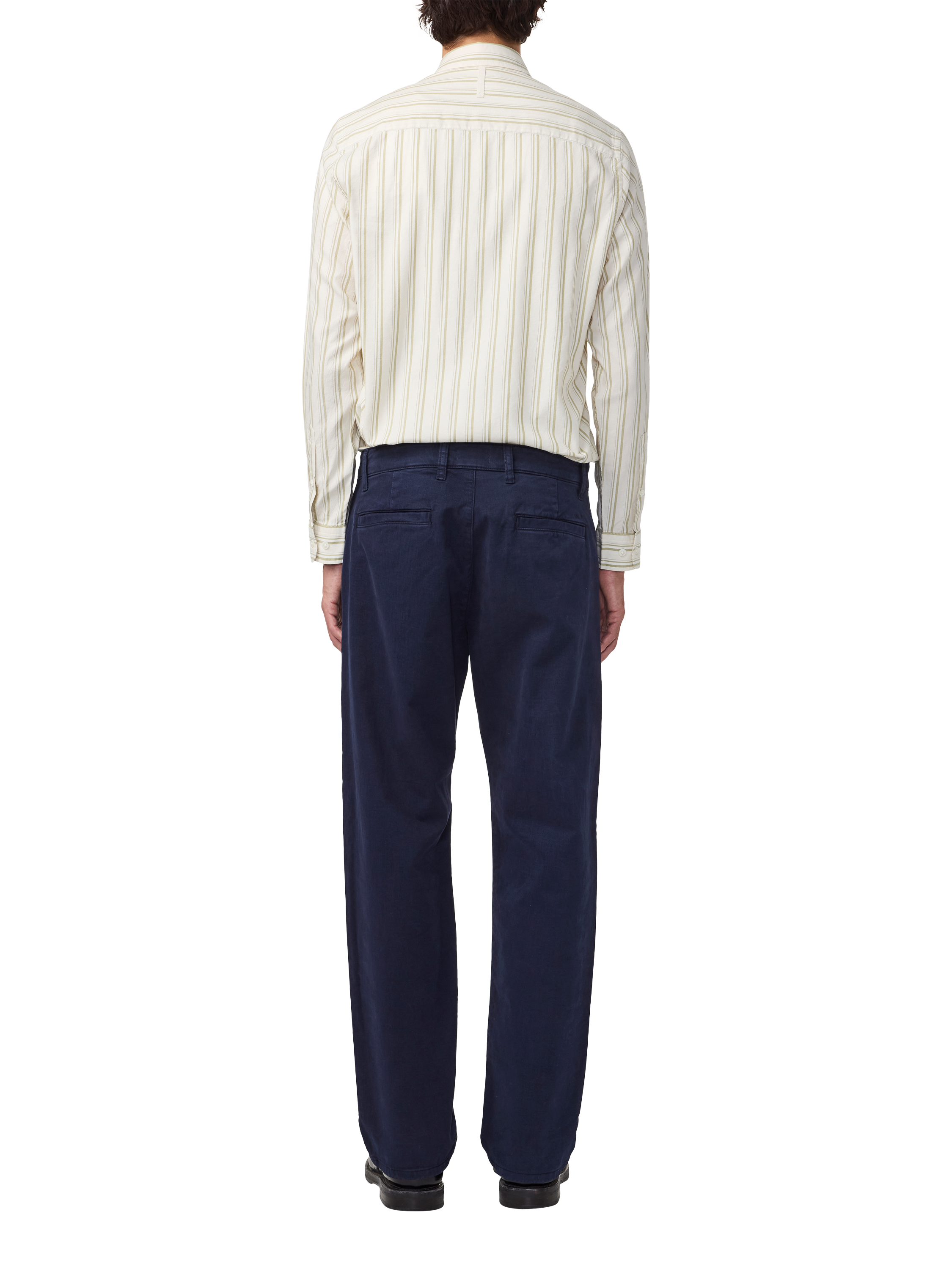 Product image 3 of 4, which shows NN.07 Aden 1923 Chinos, Navy Blue, 36R