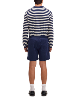 NN.07 Gregor Drawstring Shorts, Navy Blue - view 2, Navy Blue