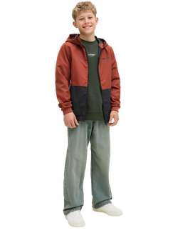 Jack & Jones Kids' Alex Baggy Jeans, Blue Denim, Blue Denim