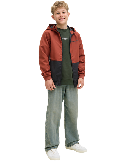 Jack & Jones Kids' Alex Baggy Jeans, Blue Denim, Blue Denim