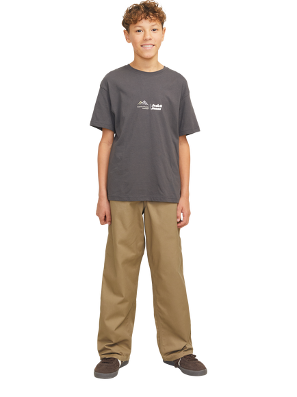 Jack & Jones Kids' Alex Baggy Worker Trousers, Elmwood, Elmwood