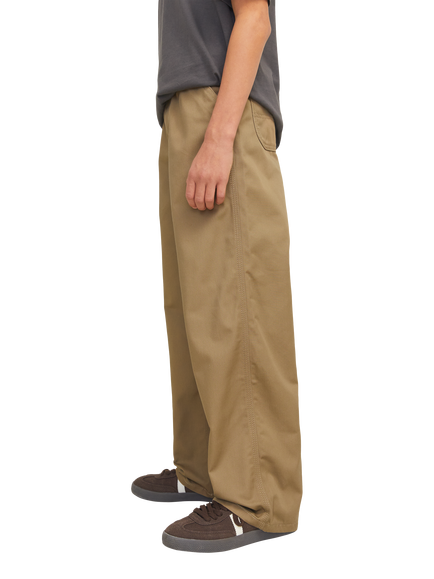 Jack & Jones Kids' Alex Baggy Worker Trousers, Elmwood - view 2, Elmwood