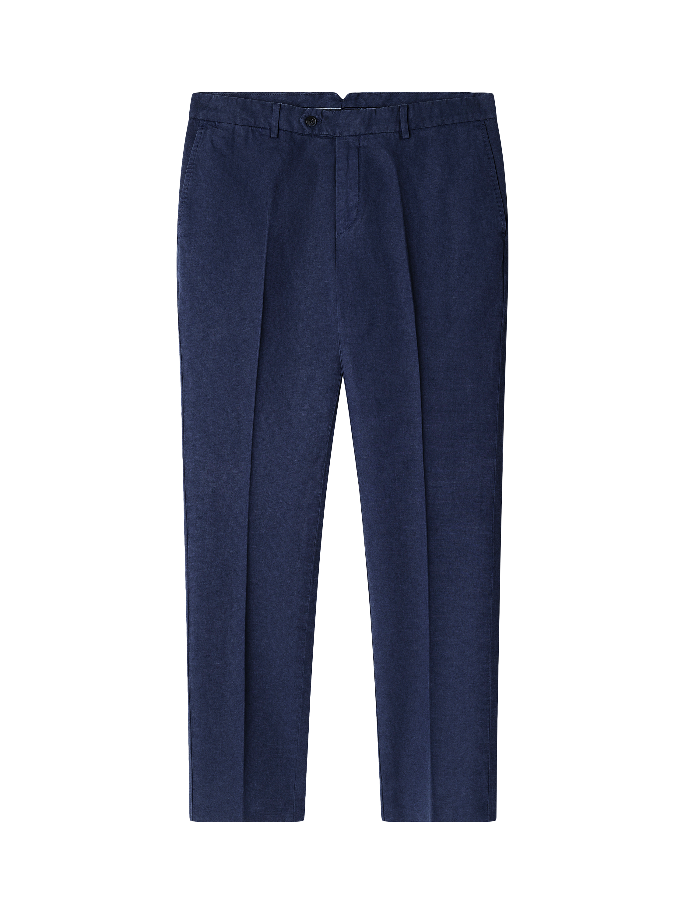 Product image 6 of 7, which shows Hackett London Slim Fit Kensington Chino Trousers, Ink Blue, 40R