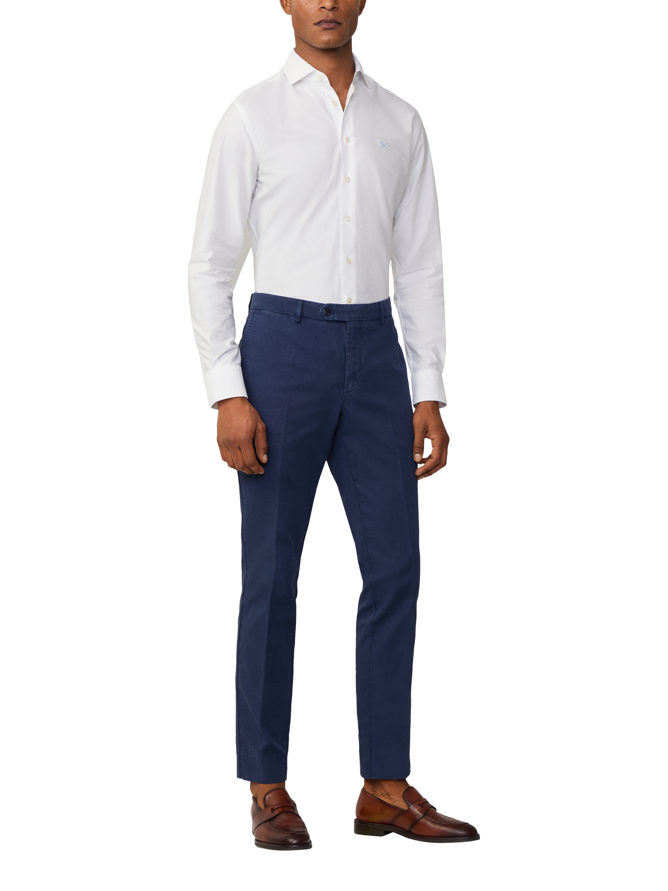 Hackett London Slim Fit Kensington Chinos, Ink Blue