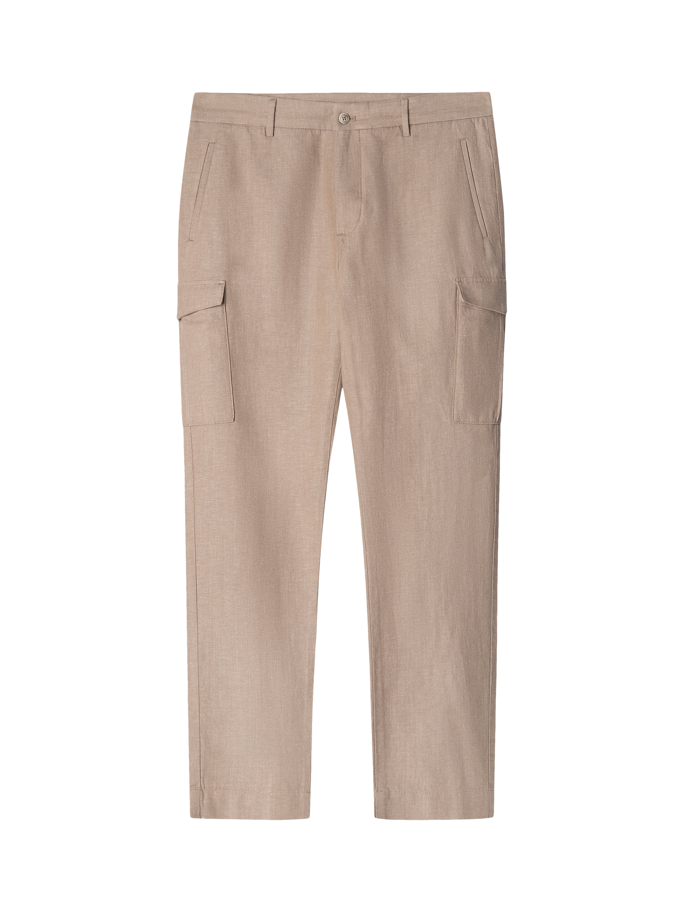 Product image 6 of 7, which shows Hackett London Slim Fit Kensington Chino Trousers, Beige, 42R