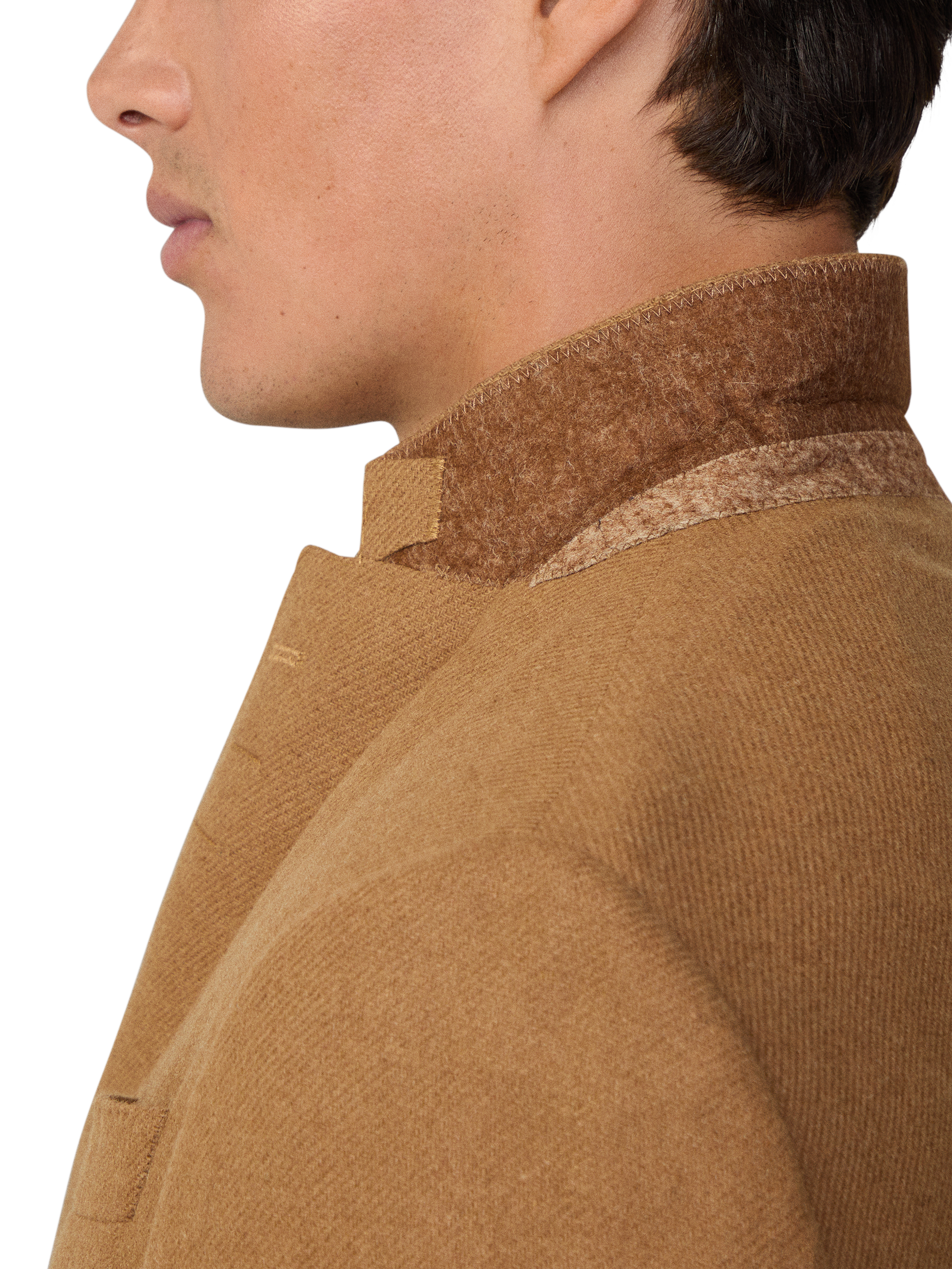 Product image 4 of 7, which shows Hackett London Wool Blend Blazer, Camel Beige, 36