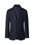 Hackett London Wool Blend Blazer, Navy