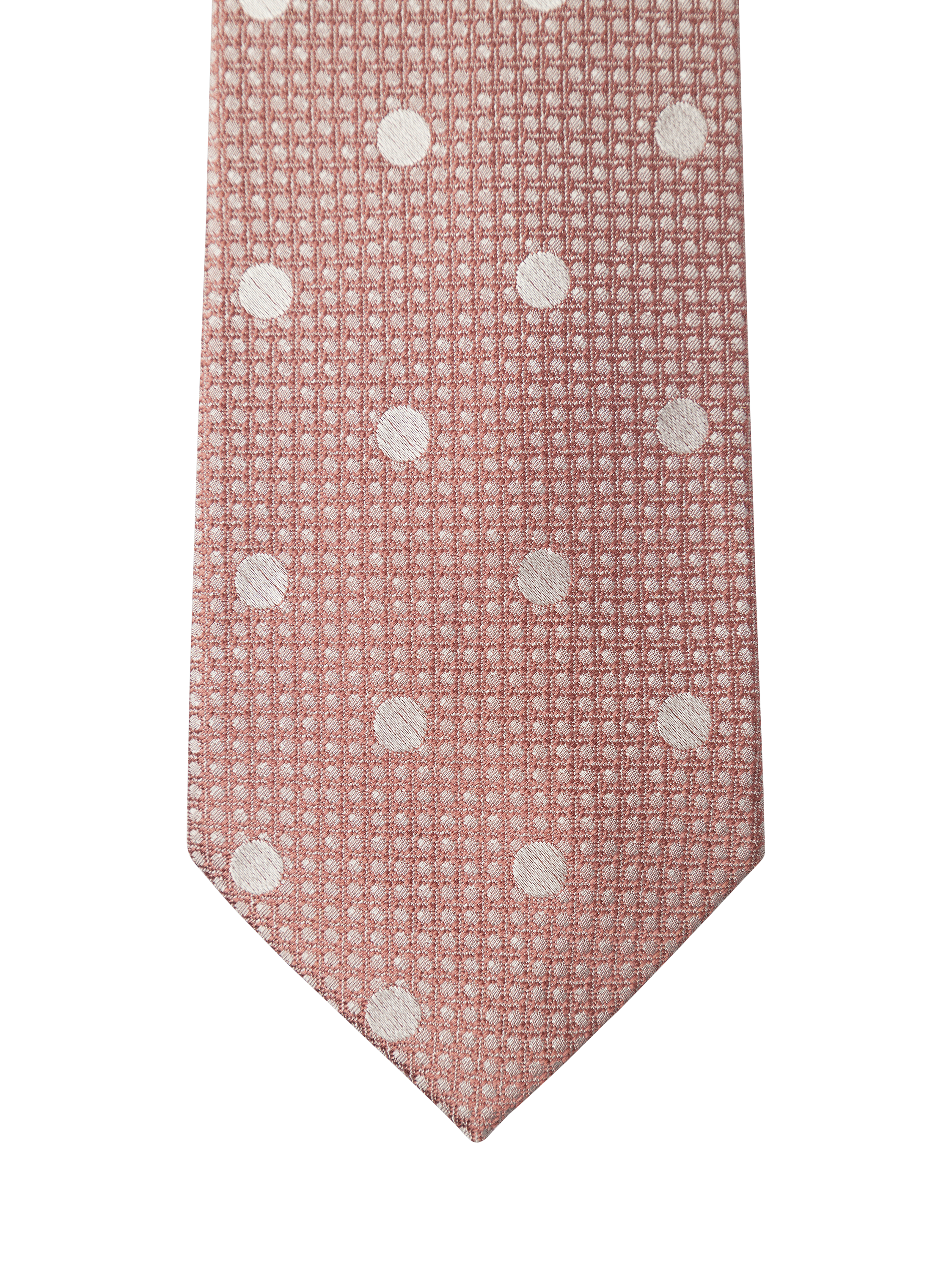Product image 4 of 4, which shows Hackett London Chelsea Dot Print Silk Tie, Summer Pink