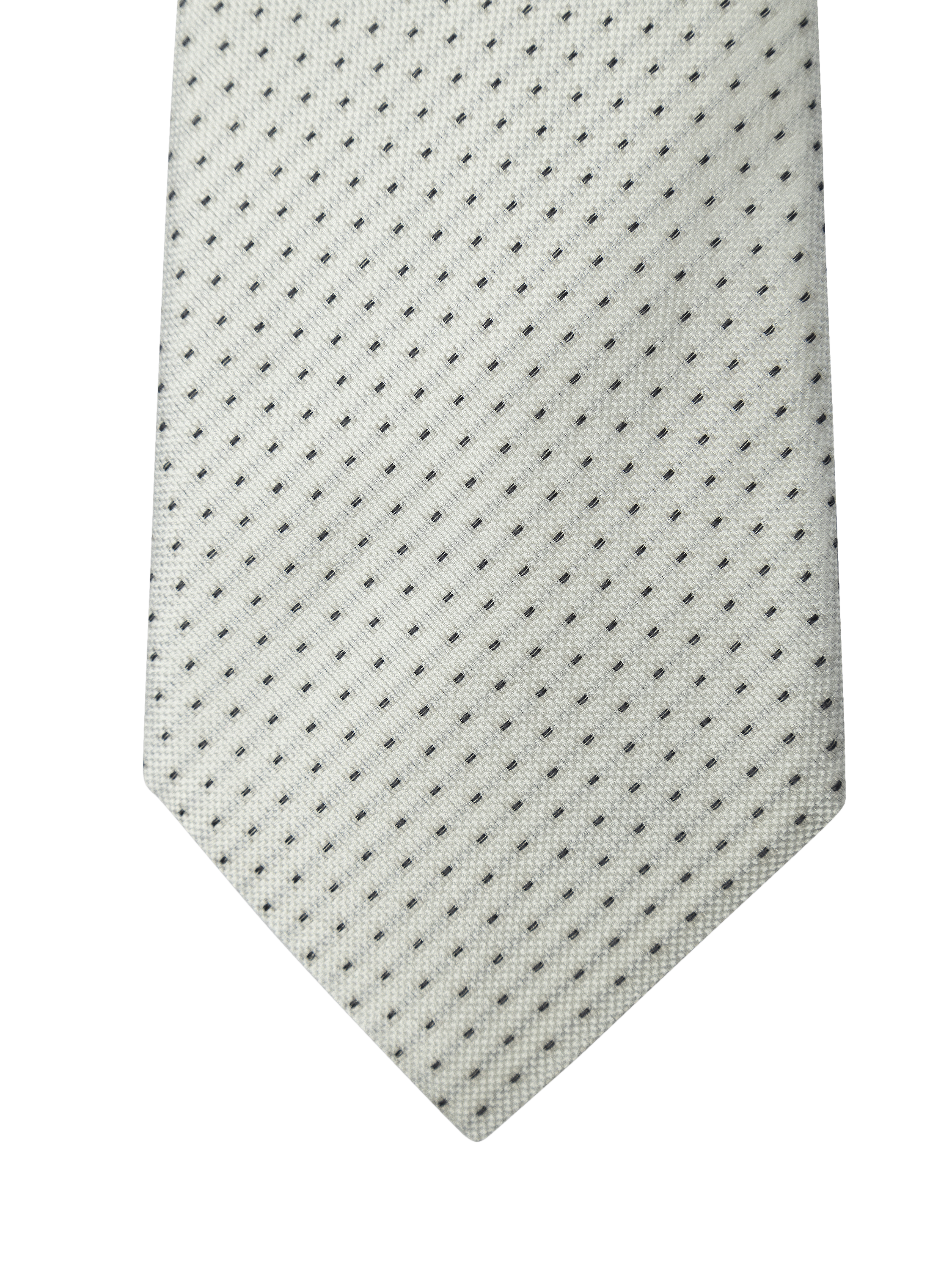 Product image 4 of 4, which shows Hackett London Silk 4-Petal Flower Tie, Ivory
