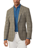 Hackett London Men's Blazer, Tan Brown