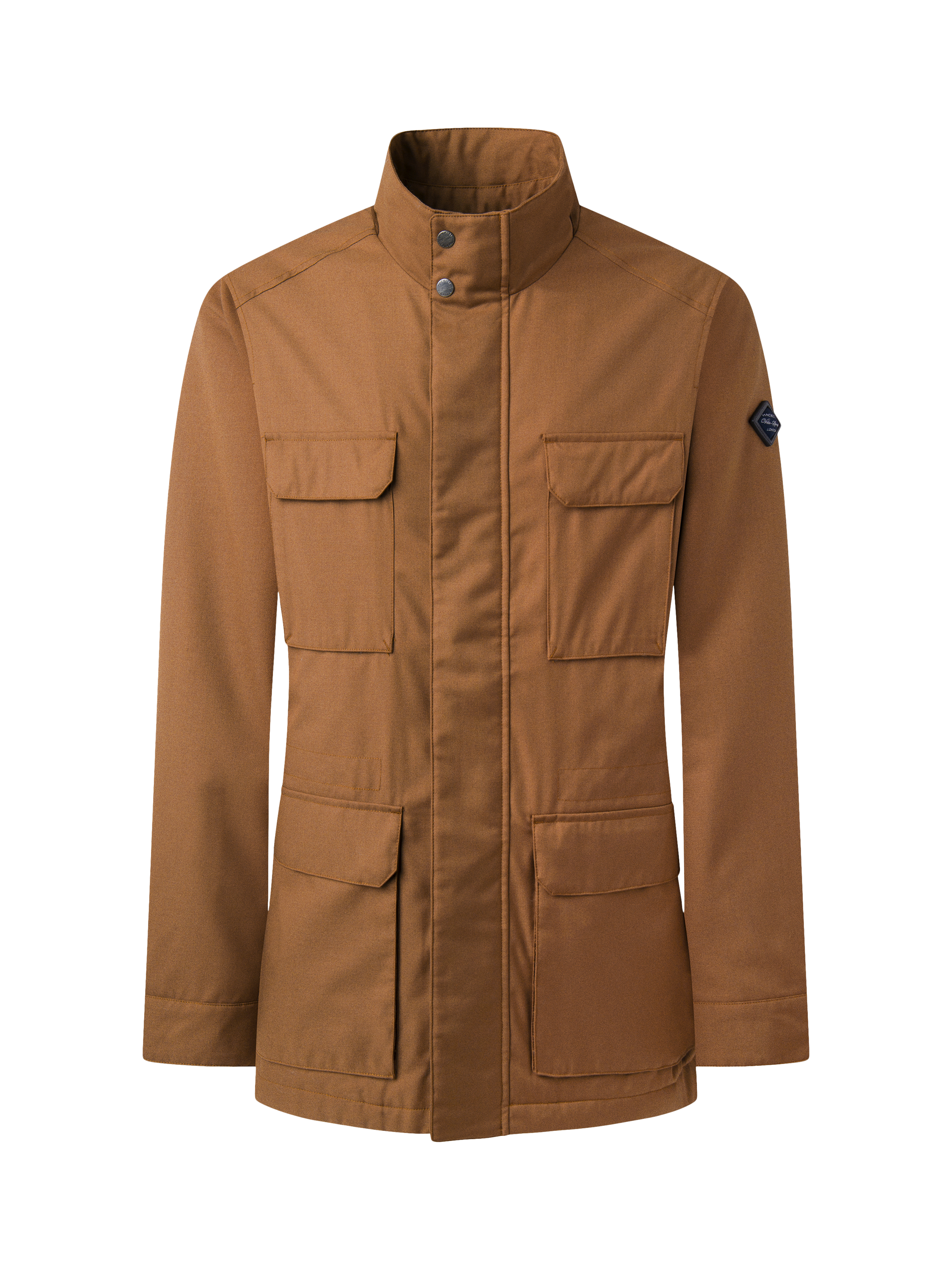 Product image 5 of 6, which shows Hackett London Tropical Field Jacket, Camel Beige, XXXL