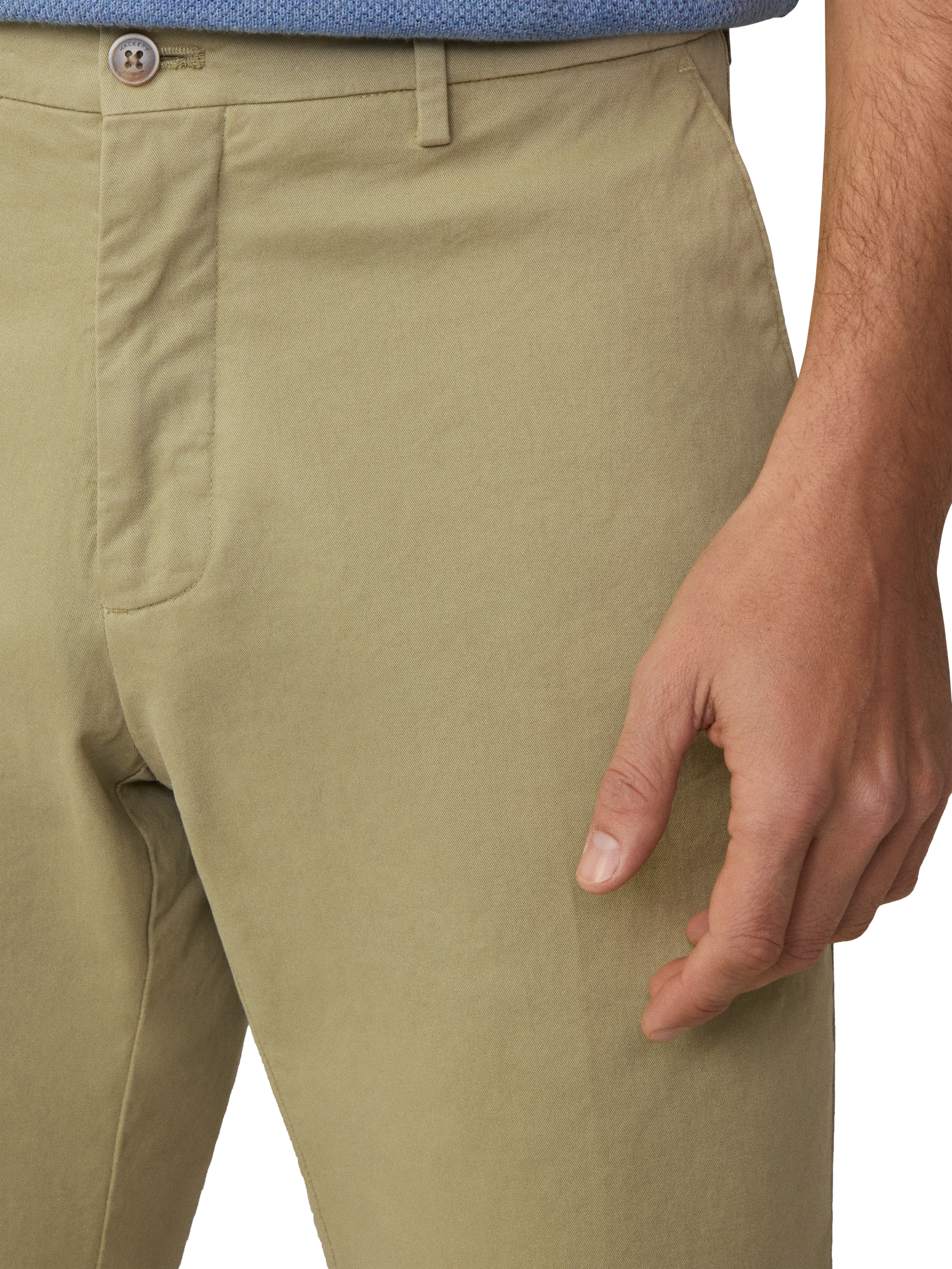 Product image 4 of 7, which shows Hackett London Classic Fit Sanderson Shorts, Sage Green, 28
