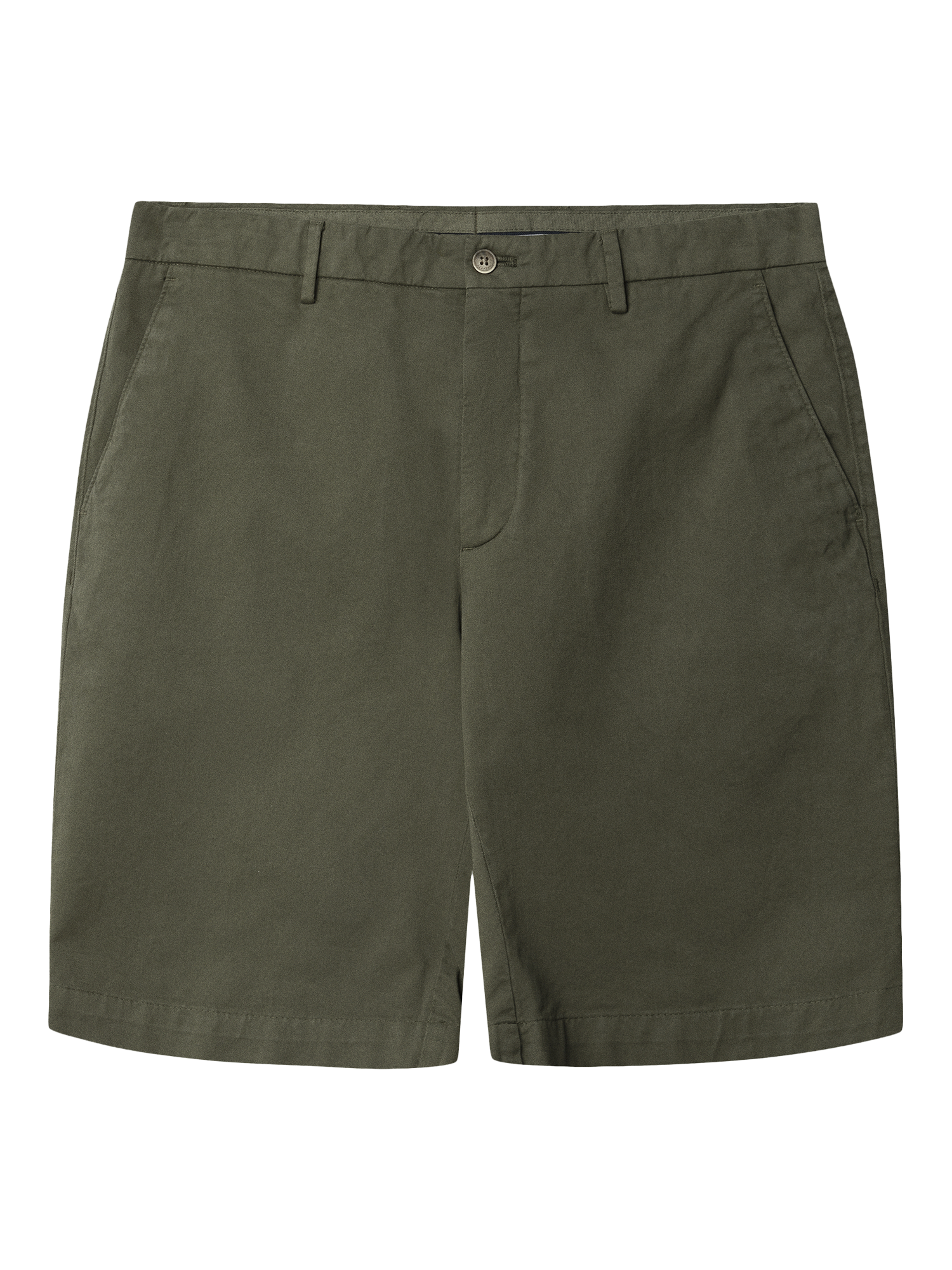 Product image 6 of 7, which shows Hackett London Cotton Blend Chino Shorts, Thyme Green, 42