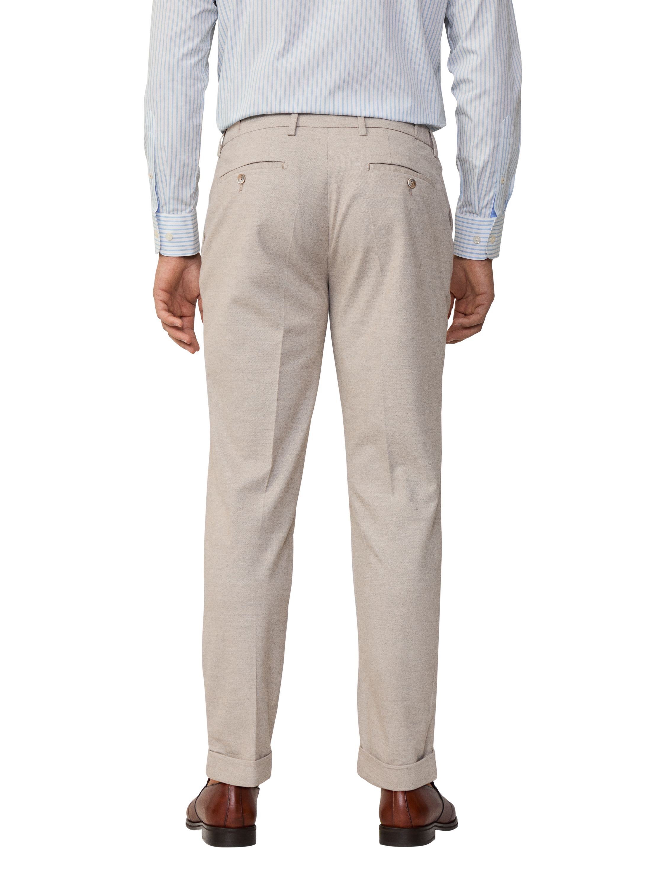 Product image 3 of 11, which shows Hackett London Relaxed Fit Regent Moleskin Chinos, Beige, 28R