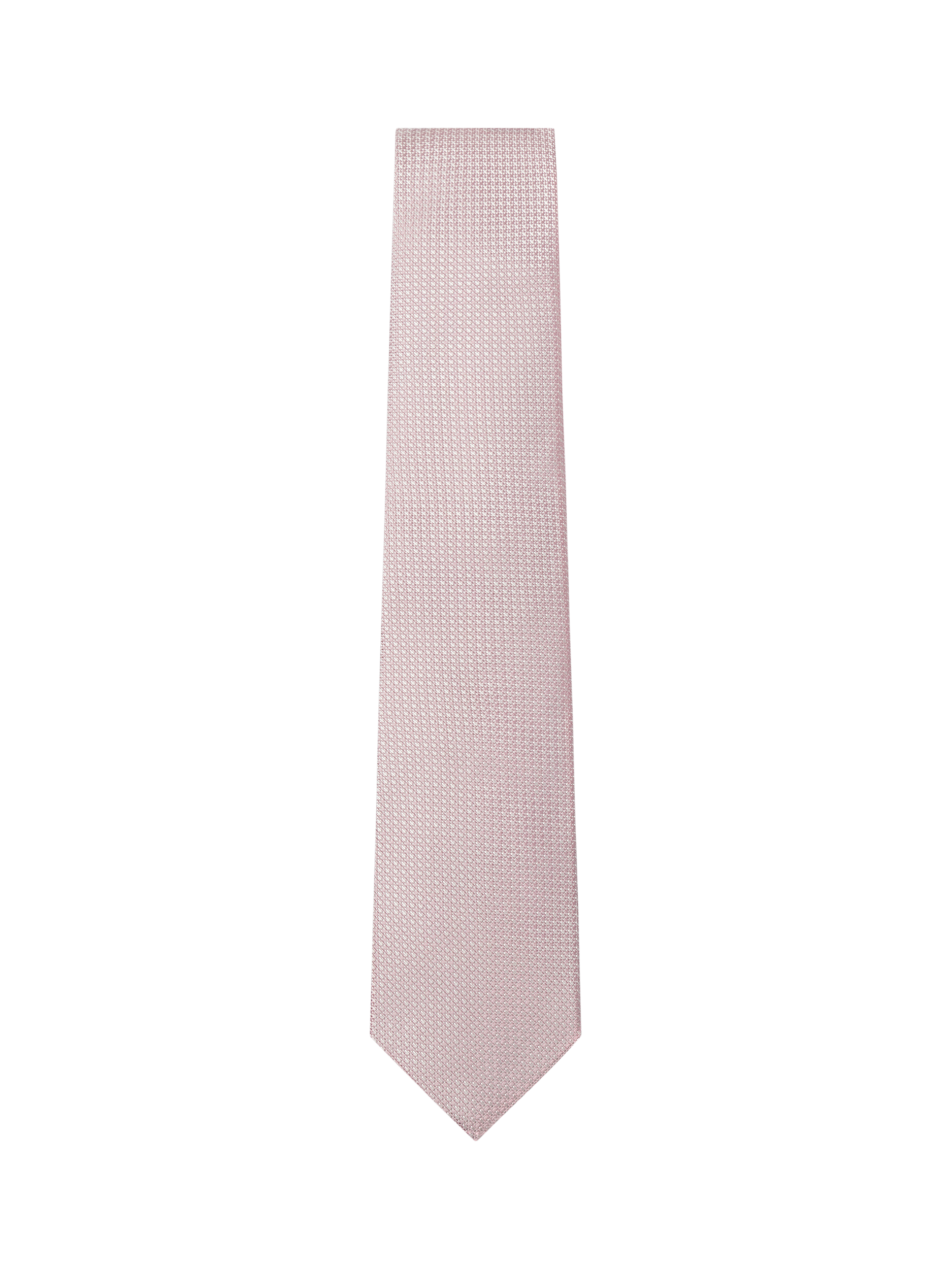 Product image 1 of 4, which shows Hackett London Textured Silk Tie, Summer Pink, 0