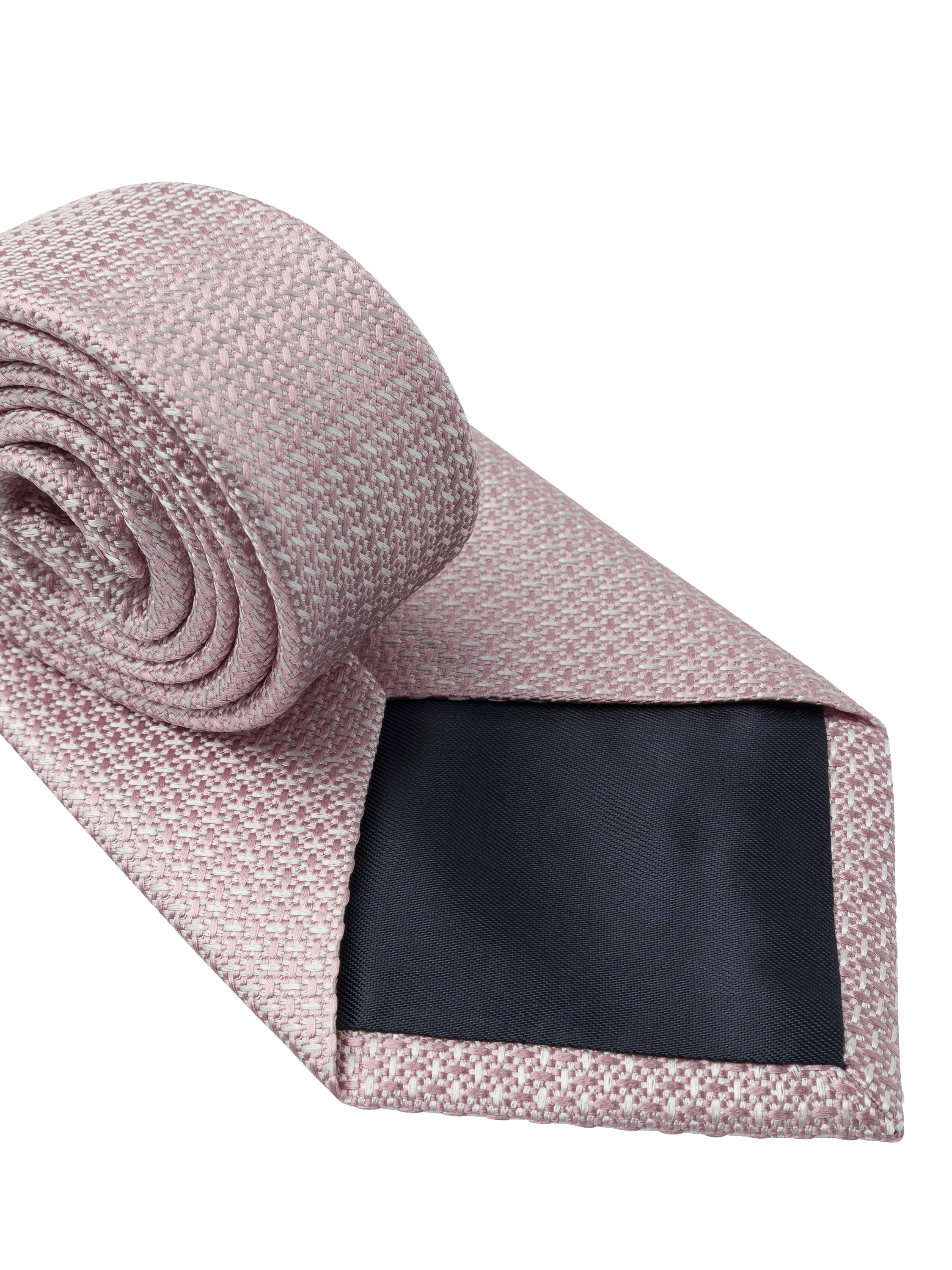 Product image 2 of 4, which shows Hackett London Textured Silk Tie, Summer Pink, 0