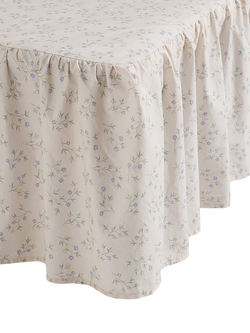 Piglet in Bed Spring Sprig Cotton Valance, Cream/Multi