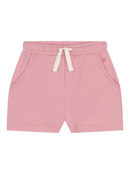 Petit Bateau Kids' Cotton Shorts, Pink, Pink