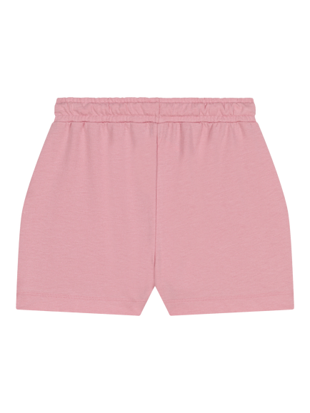 Petit Bateau Kids' Cotton Shorts, Pink - view 2, Pink