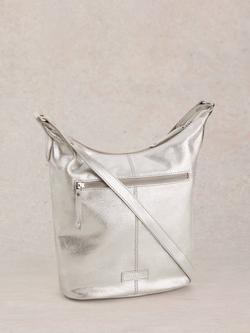 White Stuff Fern Crossbody Bag, Silver - view 2, Silver