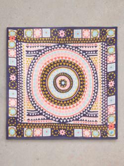 White Stuff Sundance Scarf, Blue/Multi - view 2, Blue/Multi